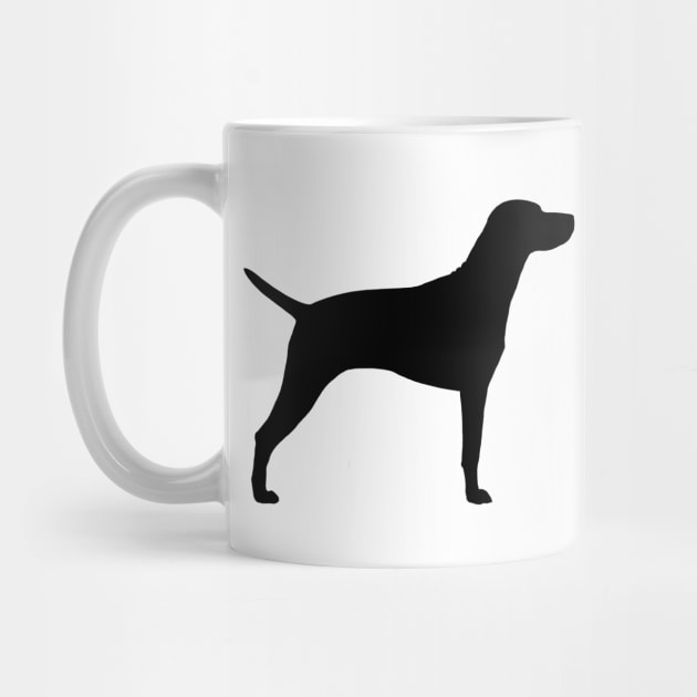 Hungarian Vizsla Silhouette by Coffee Squirrel